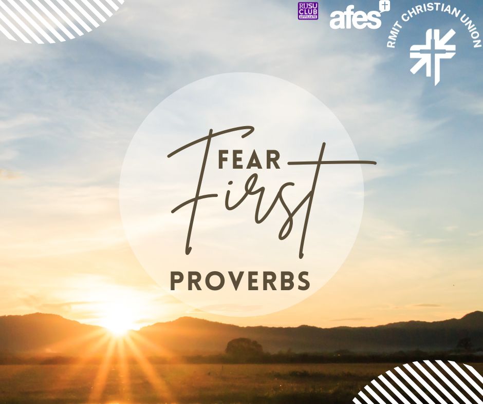 Proverbs. Fear First.